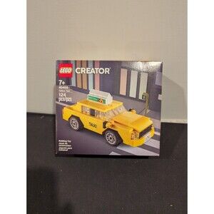 LEGO Creator 40468 Yellow Taxi – City Car Build – New Sealed – 124 pcs